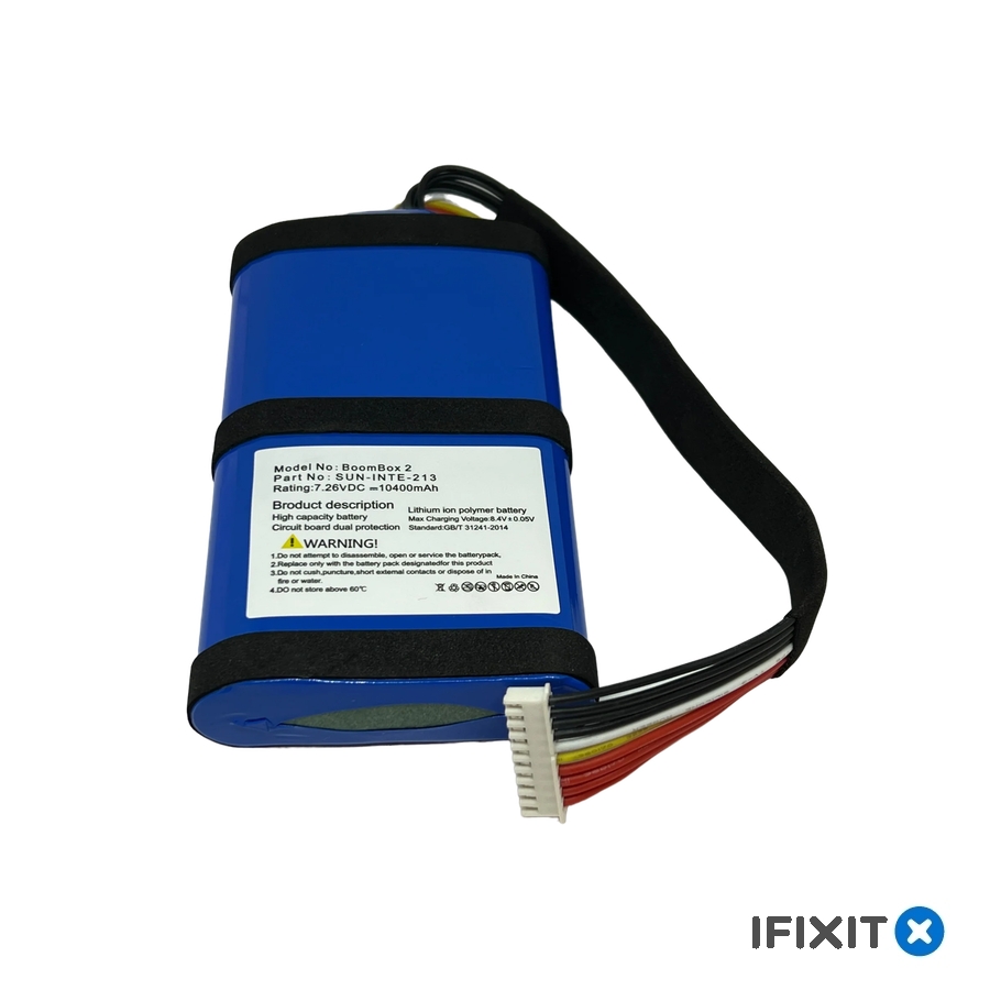 Battery for J B L Boombox 2 Speaker باتری اسپیکر بوم باکس ۲ لیتیوم یون ۱۰۴۰۰ میلی آمپر